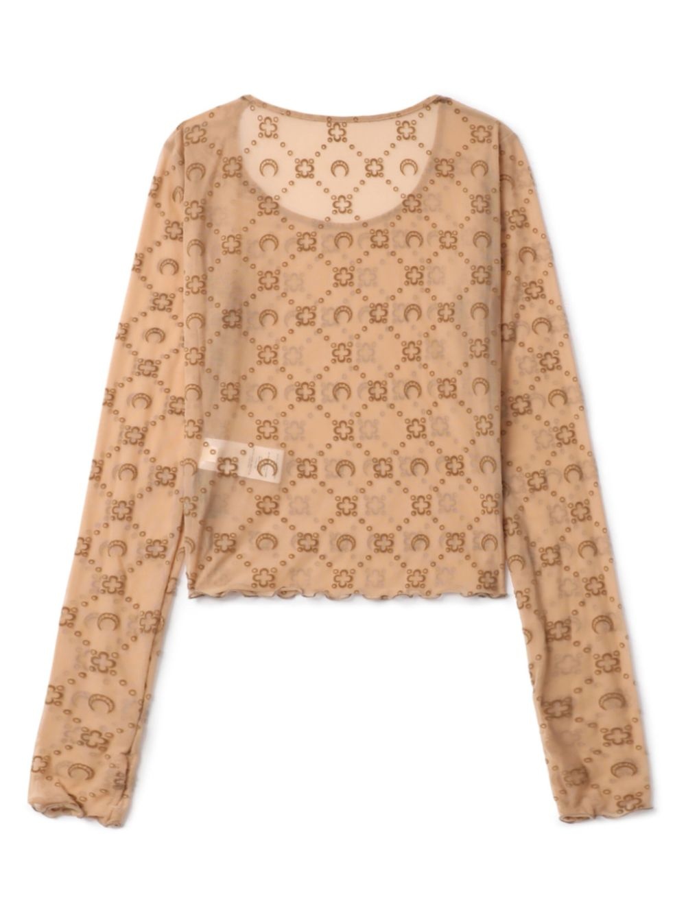 monogram crewneck top - 6