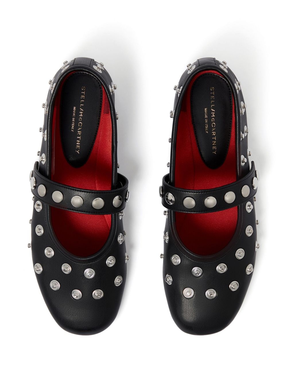 stud-embellished ballerinas - 4