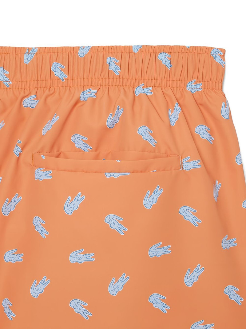 Crocodile-print swim shorts 4