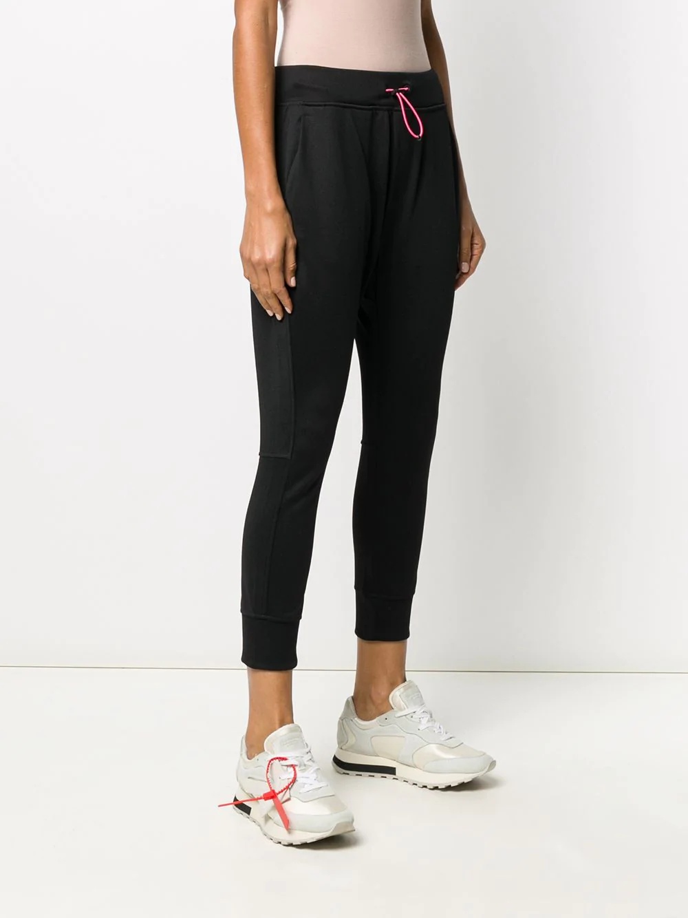 drawstring track pants - 3