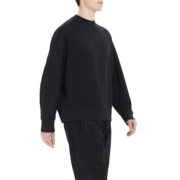 Y-3 YOHJI YAMAMOTO Back Logo Print Sweatshirt Black DY7157 - 5