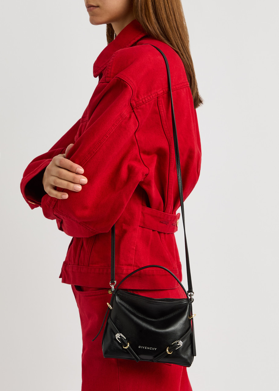 Givenchy Voyou Nano Grained-leather top Handle bag - 6