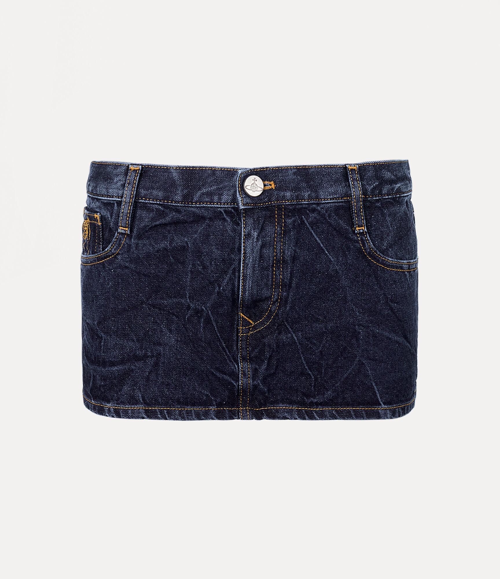 FOAM DENIM SKIRT - 1