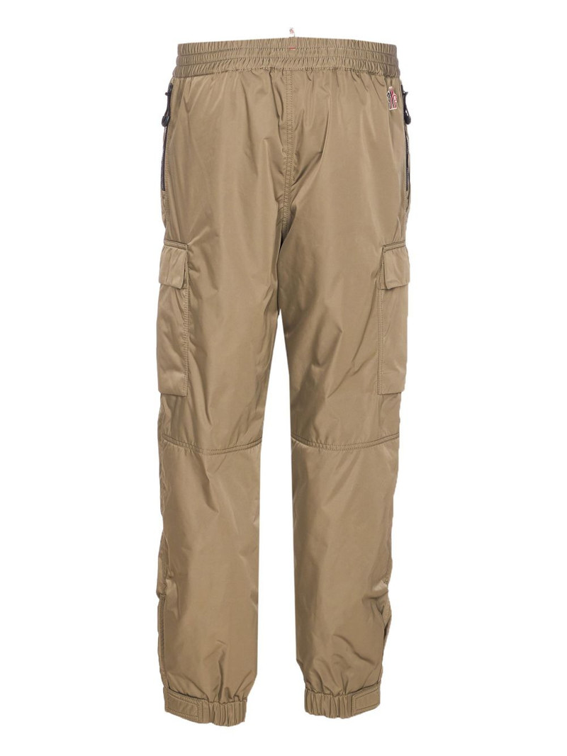Moncler Grenoble elasticated logo-patch trousers outlook