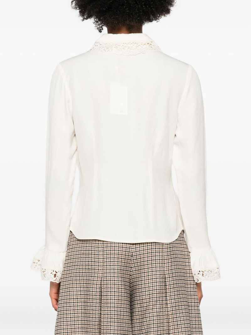 lace-trimmed blouse 4