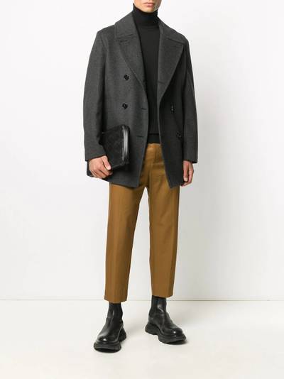 Mackintosh DALTON notched-lapels peacoat outlook