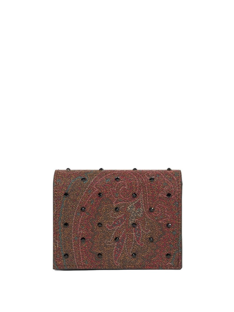 rhinestone paisley bi-fold wallet 1