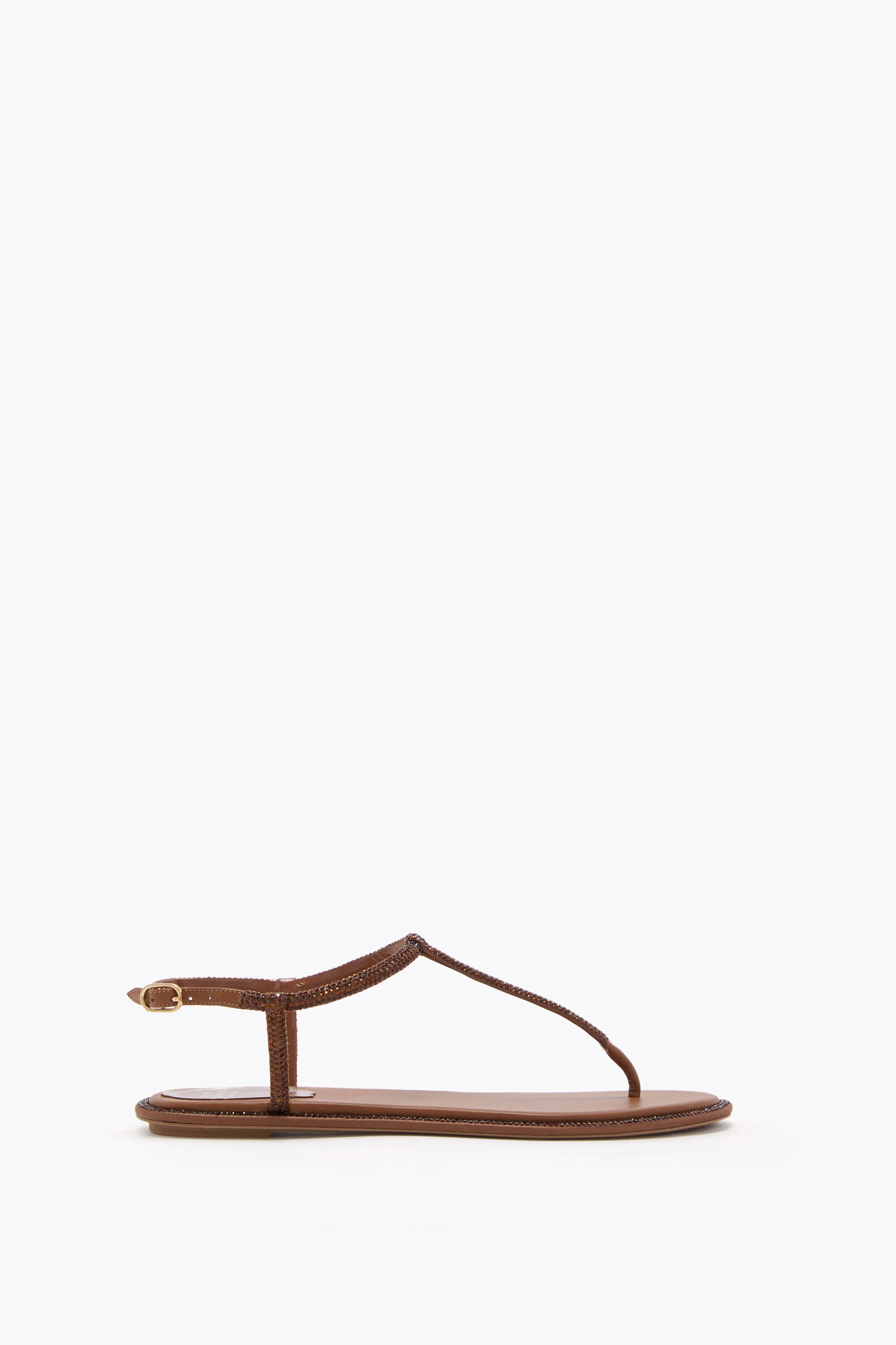 DIANA COGNAC SANDAL WITH CRYSTALS 10 - 1