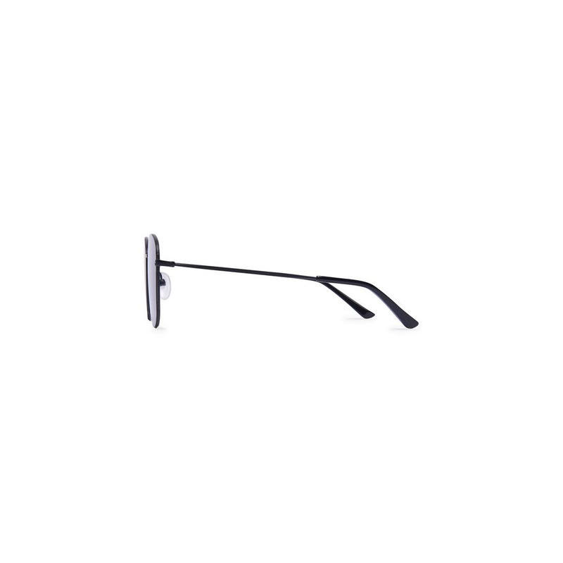 Invisible Square Sunglasses in Black 3