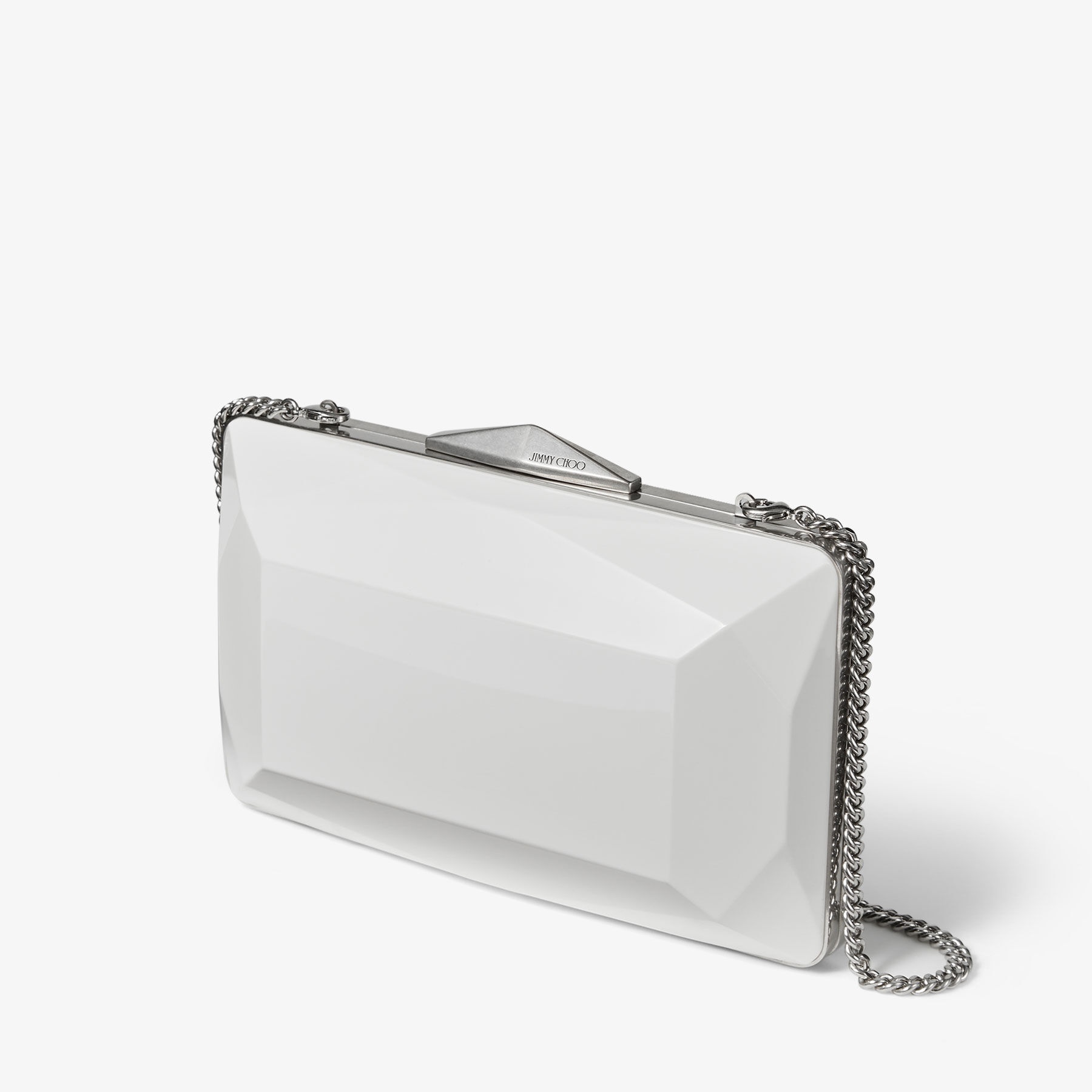 Diamond Box Clutch
Black and White Bi-Colour Acrylic Box Clutch Bag - 2