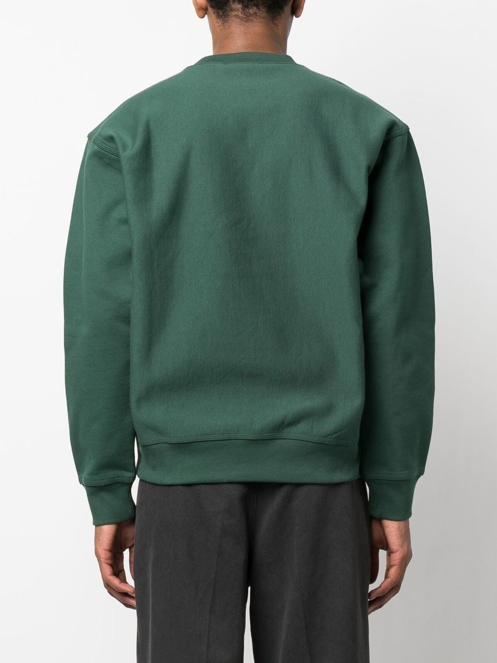 Locker logo-embroidered sweatshirt - 4