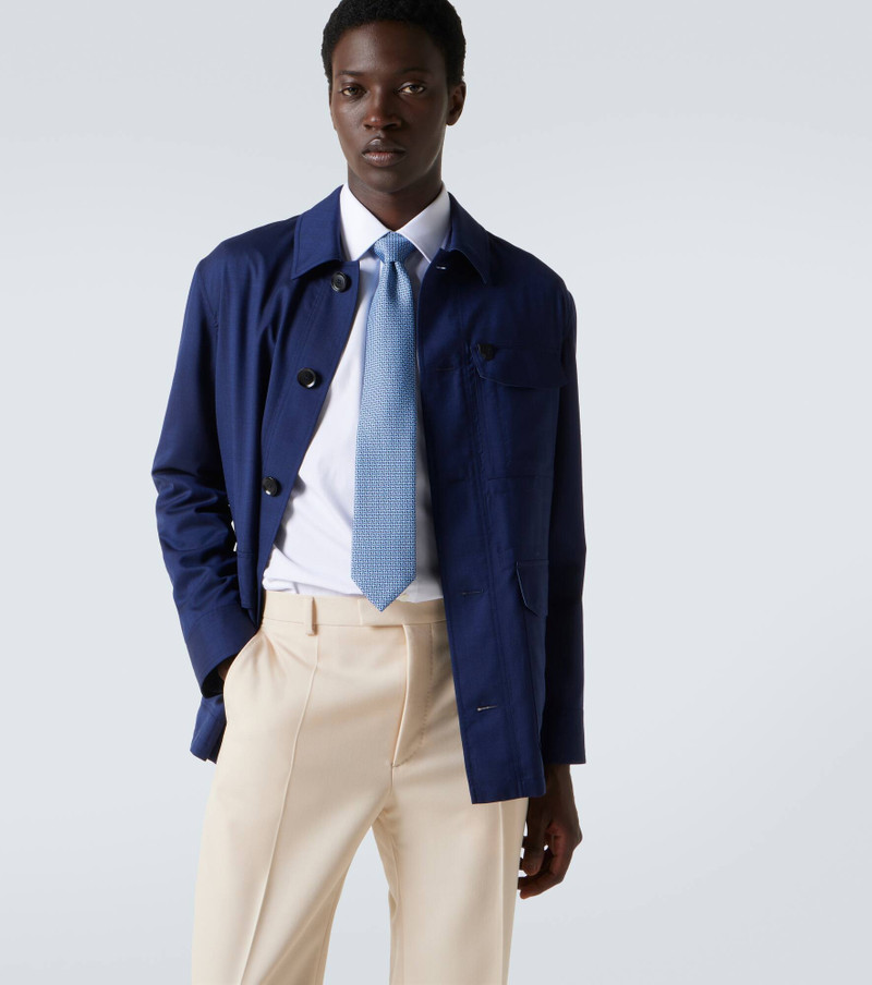 Brioni Printed silk tie outlook