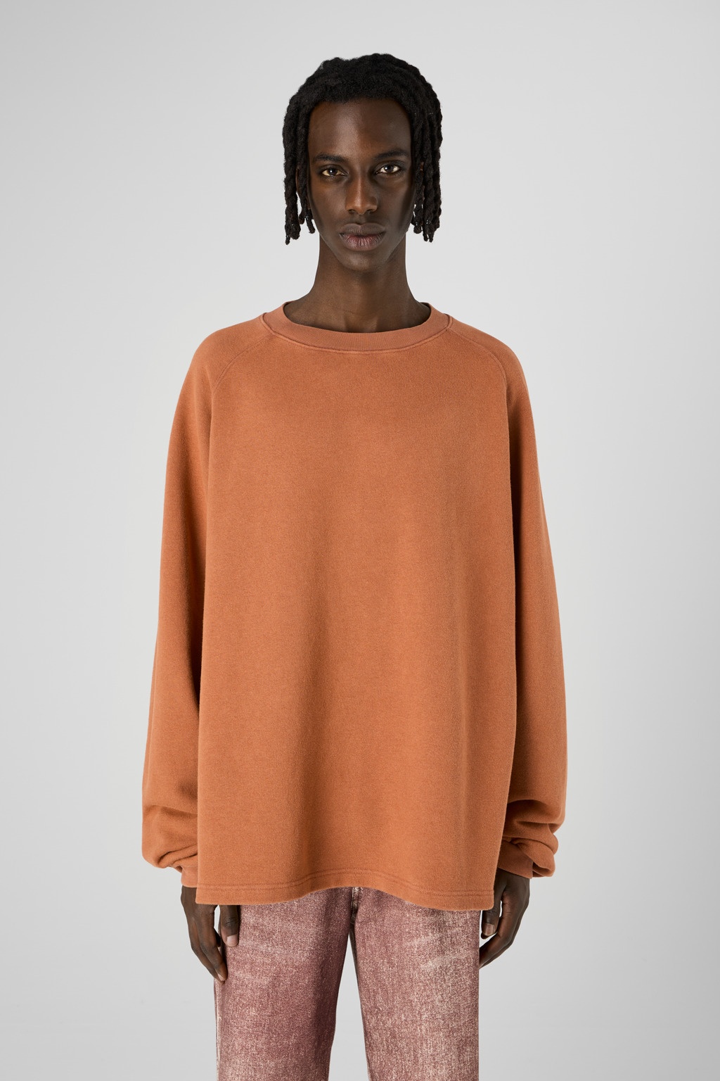 Faded Terracotta Organic Cotton Jersey - 3