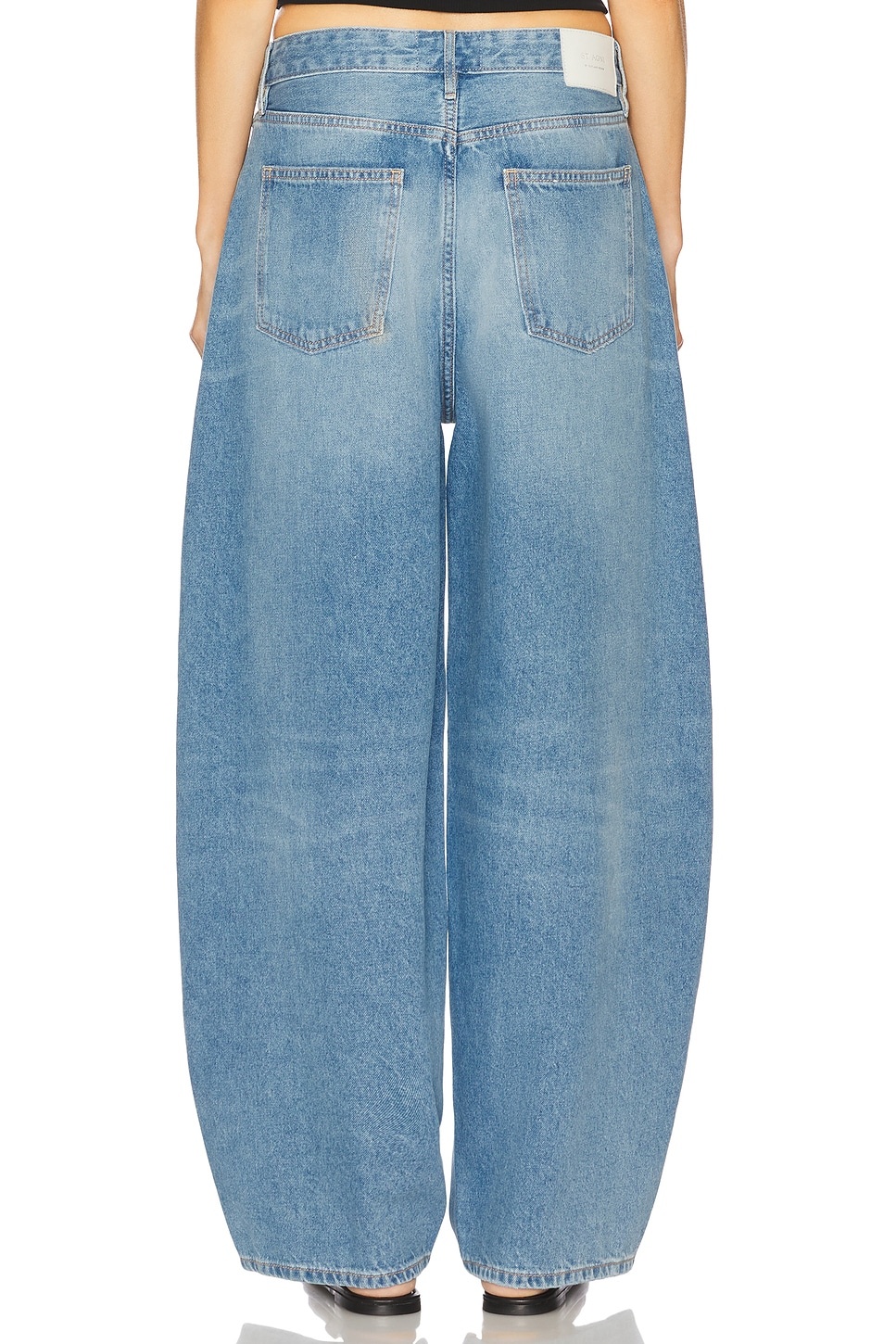 Mid Rise Balloon Jeans - 4
