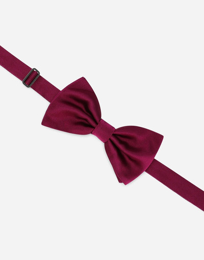 Dolce & Gabbana Silk satin bow tie outlook