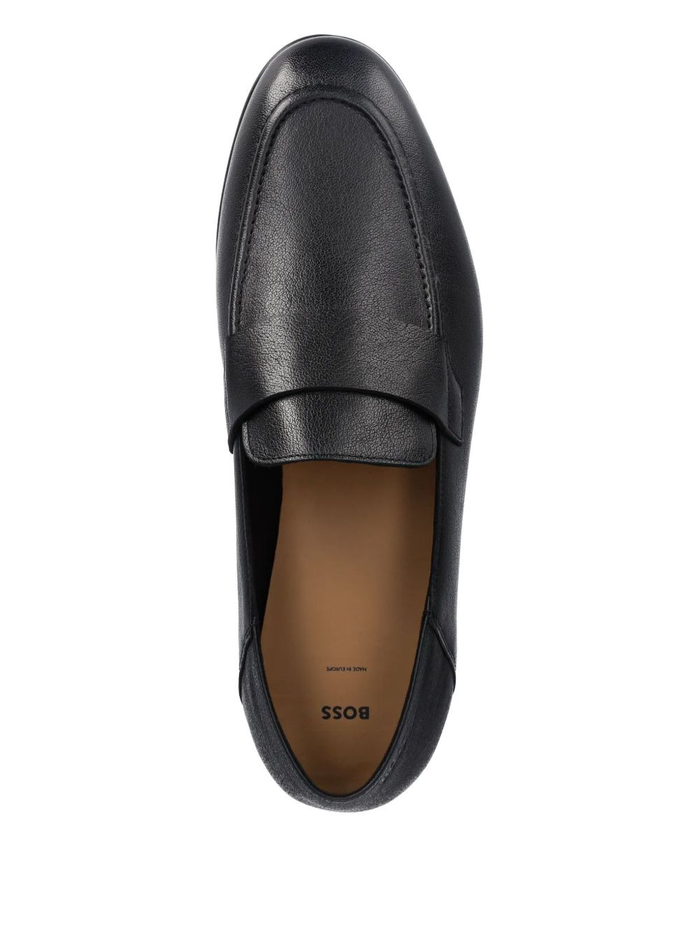 leather penny loafers - 3