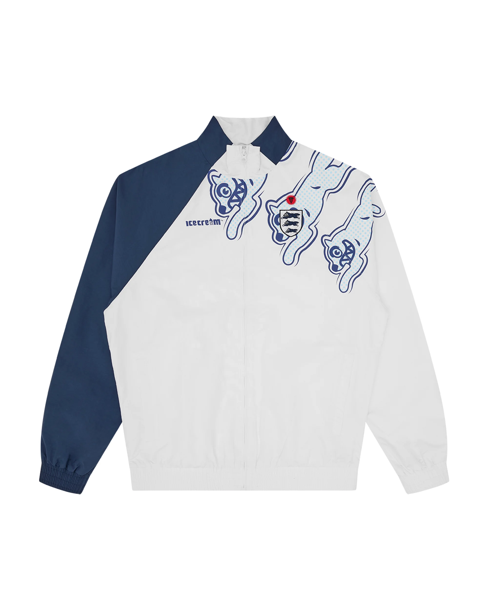RUNNING DOG PANELLED TRACK TOP - 1
