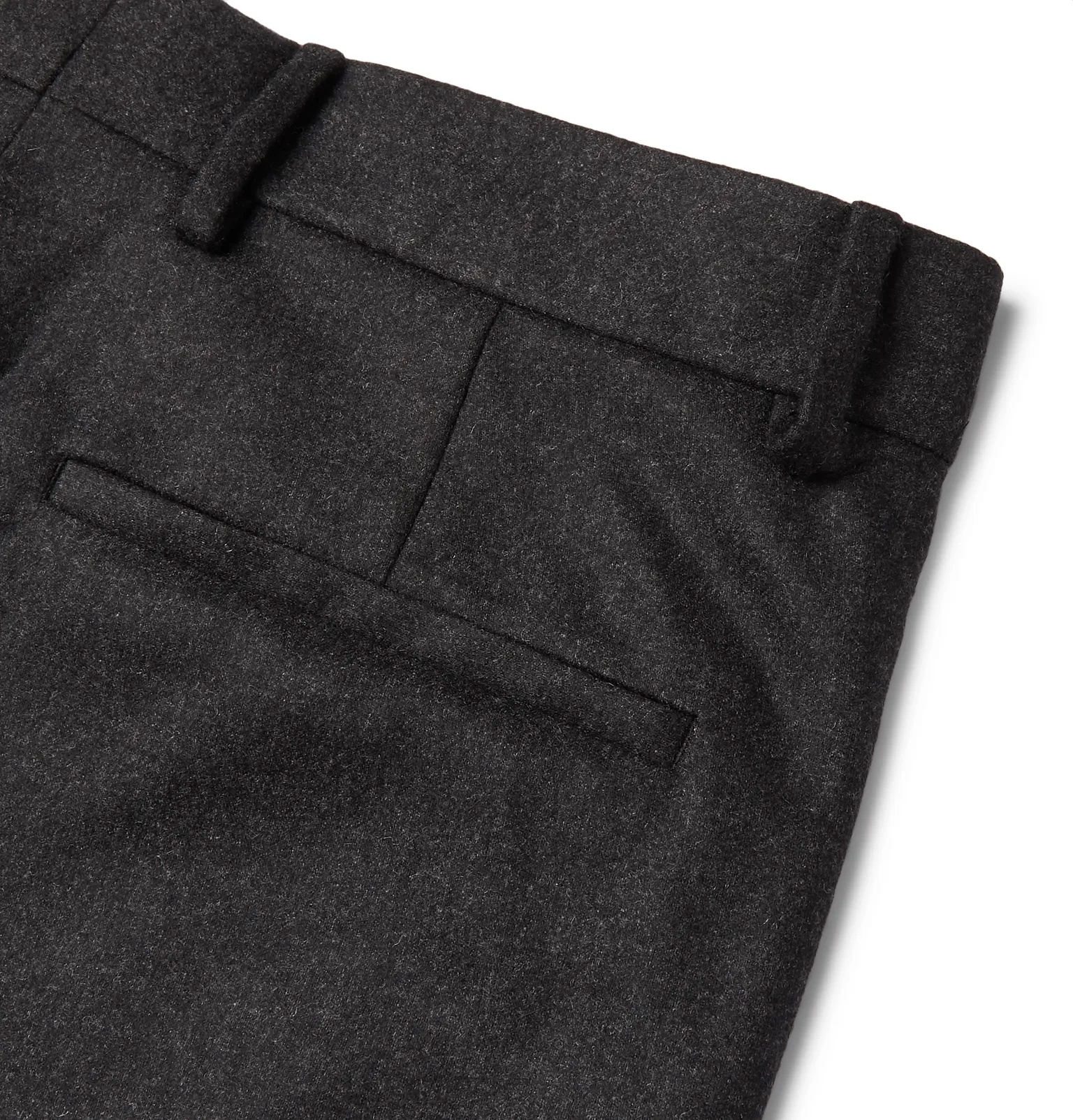 Cashmere-Blend Flannel Trousers - 6