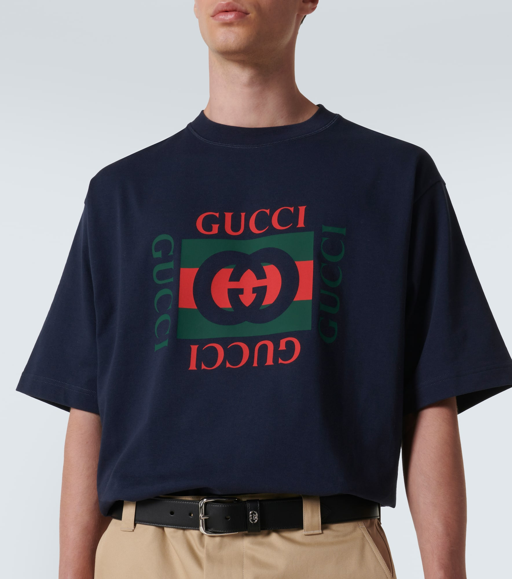 Logo cotton jersey T-shirt - 5