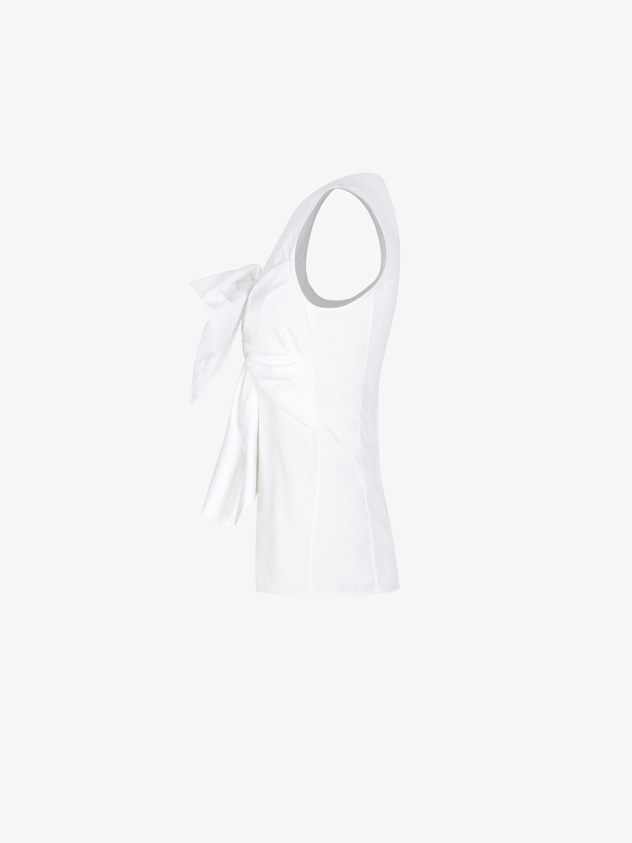 Sleeveless top with oversized bow - 3