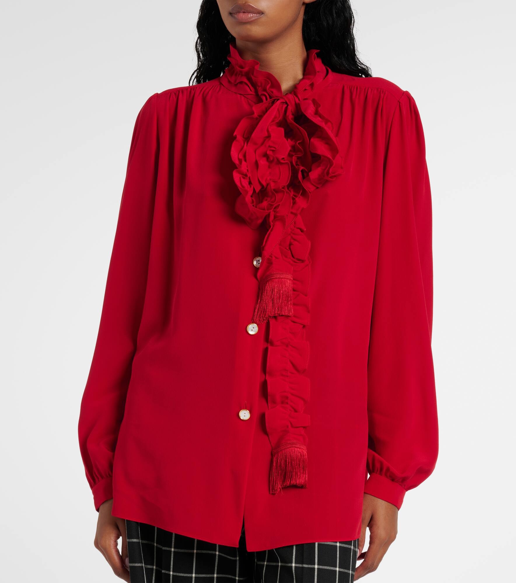 Silk crêpe de chine shirt - 6
