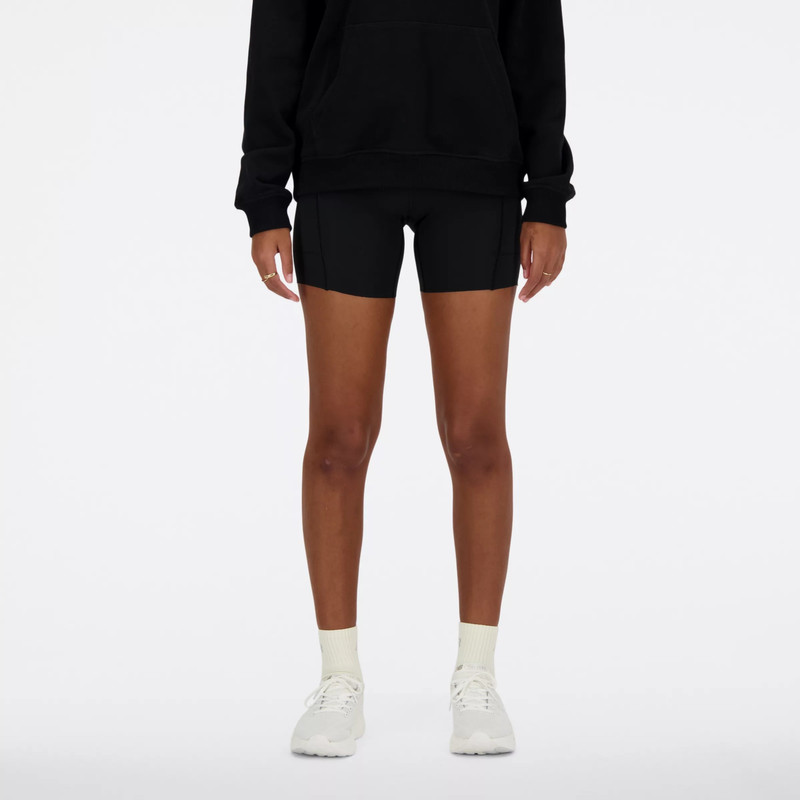 New Balance NB Sleek Pocket High Rise Short 6" outlook