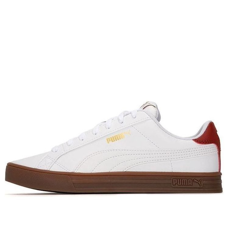 PUMA Smash Vulc V3 Lo 'White Chili Oil Gum' 380752-09 - 1