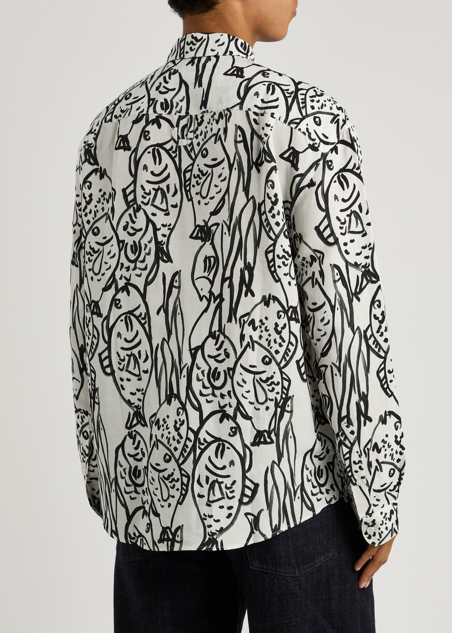 Jacquemus La Chemise Simon Printed Woven Shirt - 3
