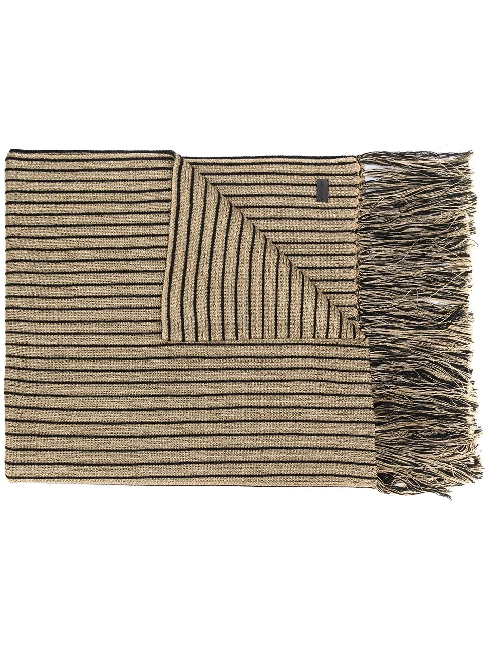 striped long-length scarf - 1