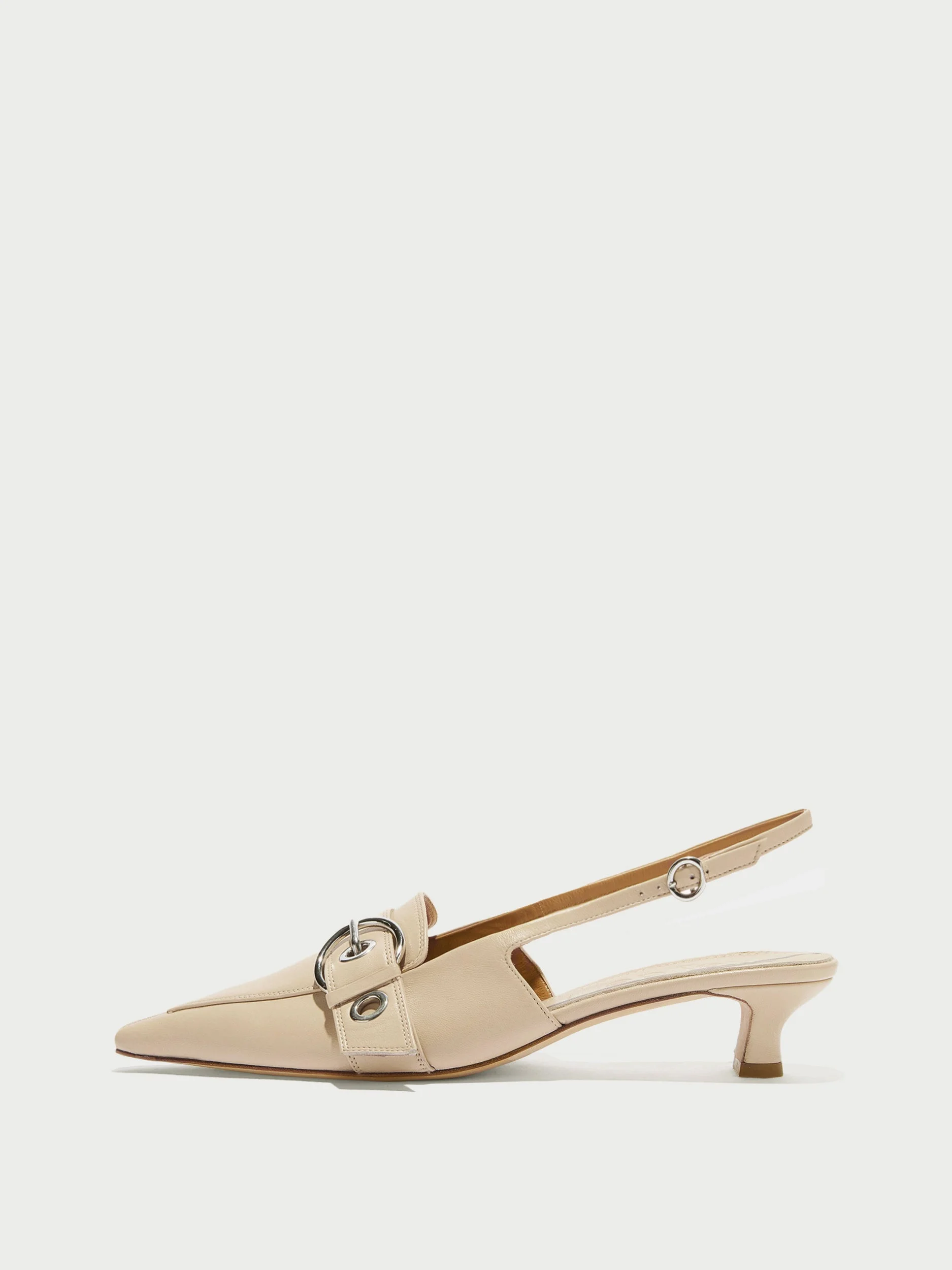 Davina Eyelet Slingback Pumps - 1