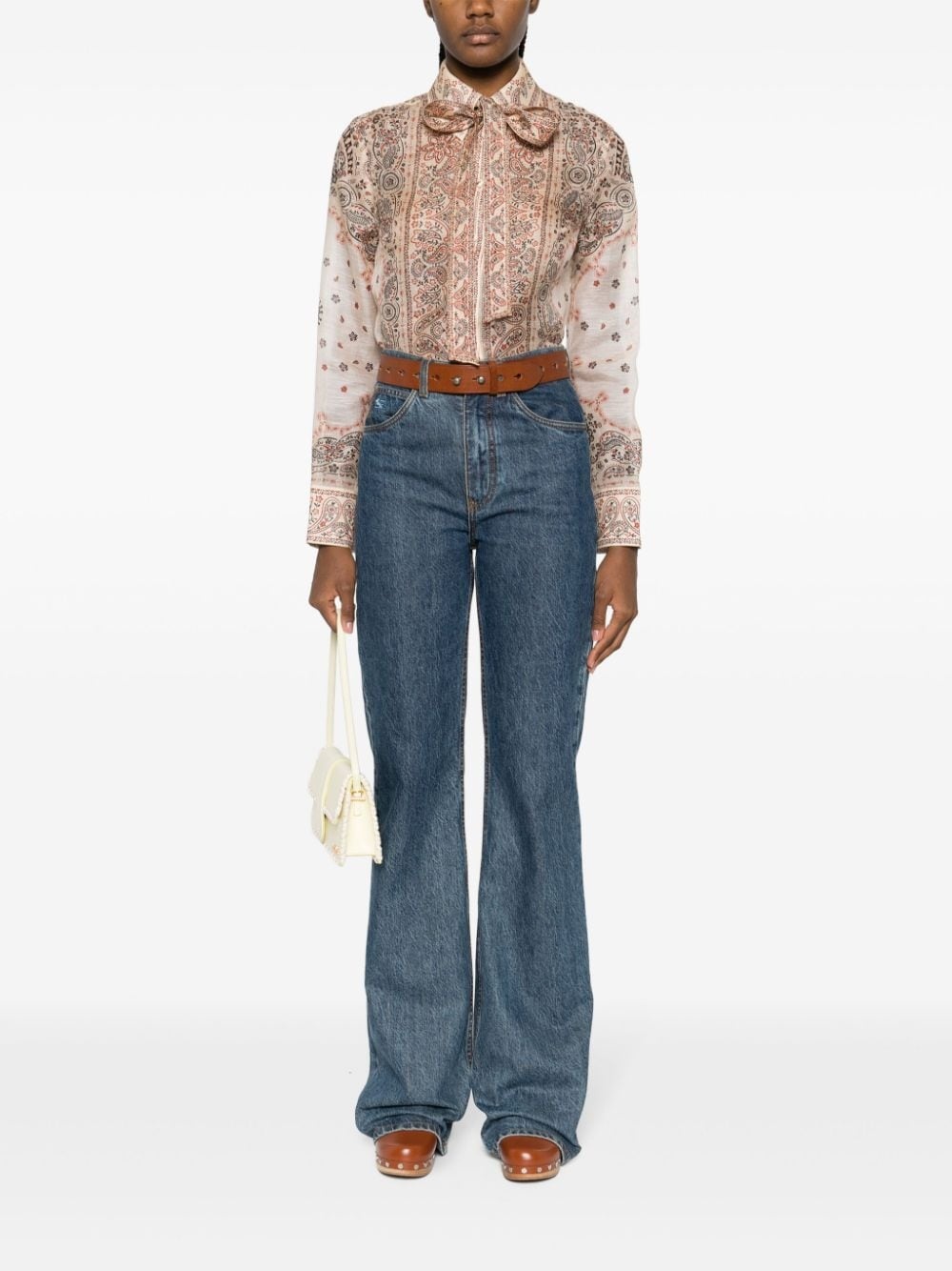 Matchmaker tie-neck blouse - 2