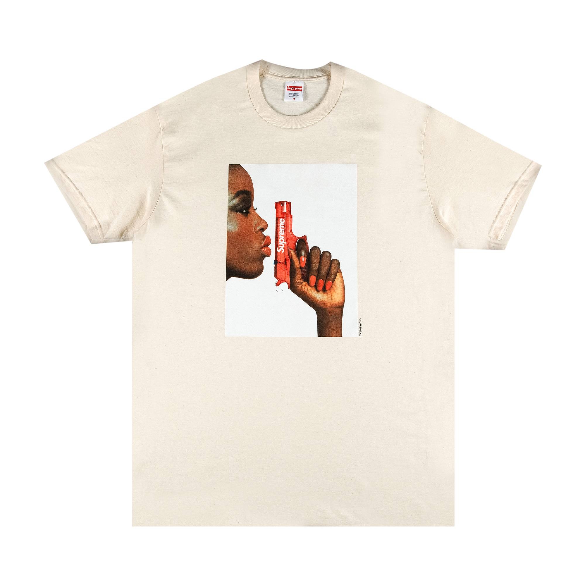 Supreme Water Pistol Tee 'Natural' - 1