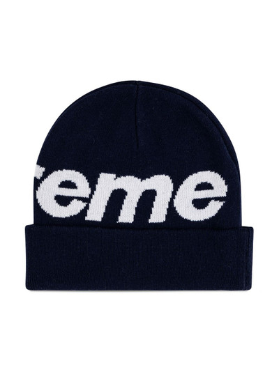 Supreme big logo beanie outlook