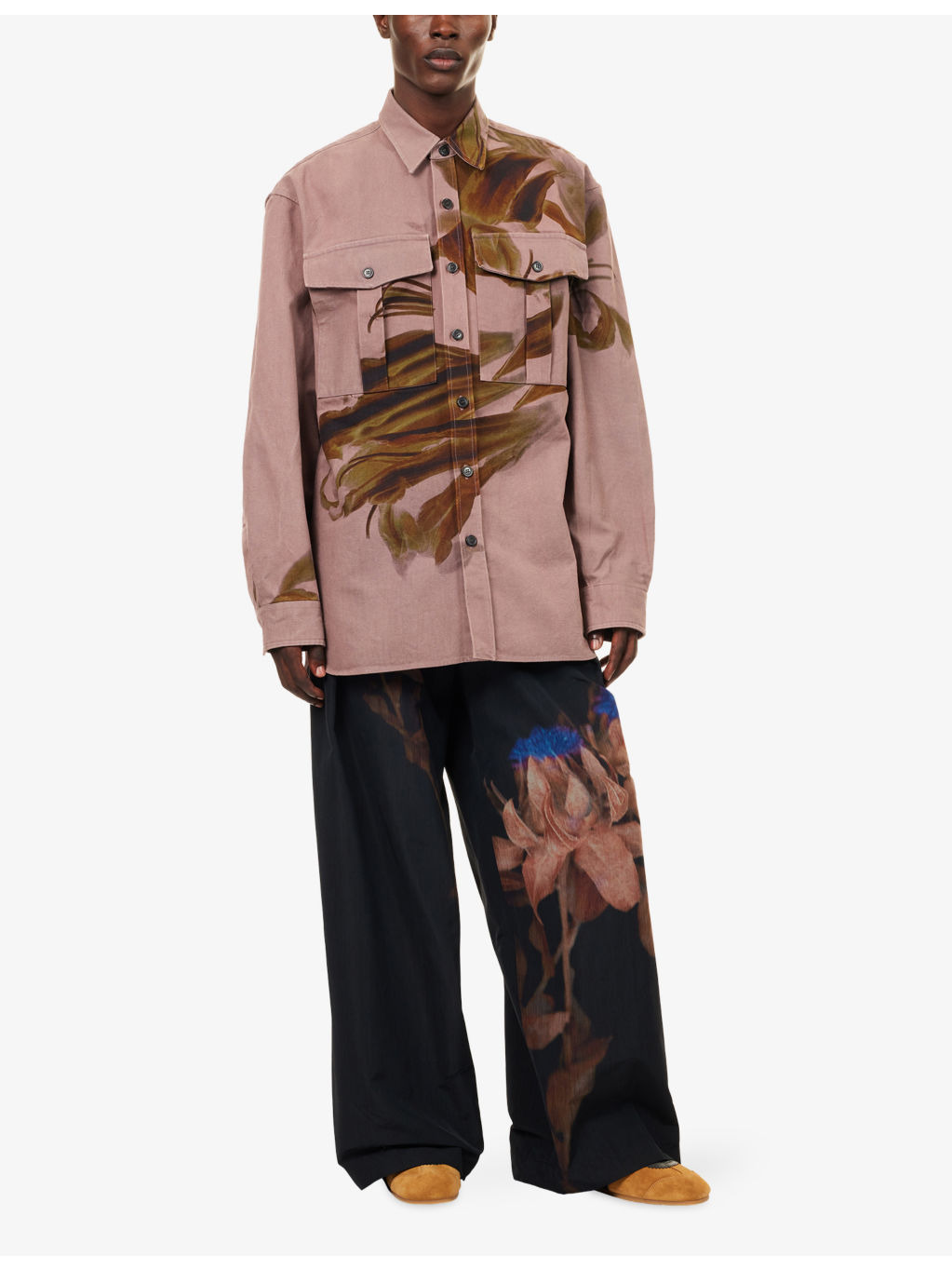 Relaxed-Fit Printed Cotton Shirt - 2