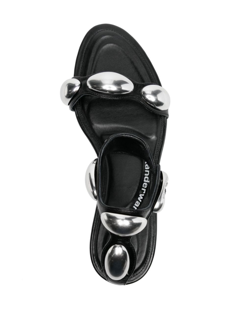 dome leather sandals - 4