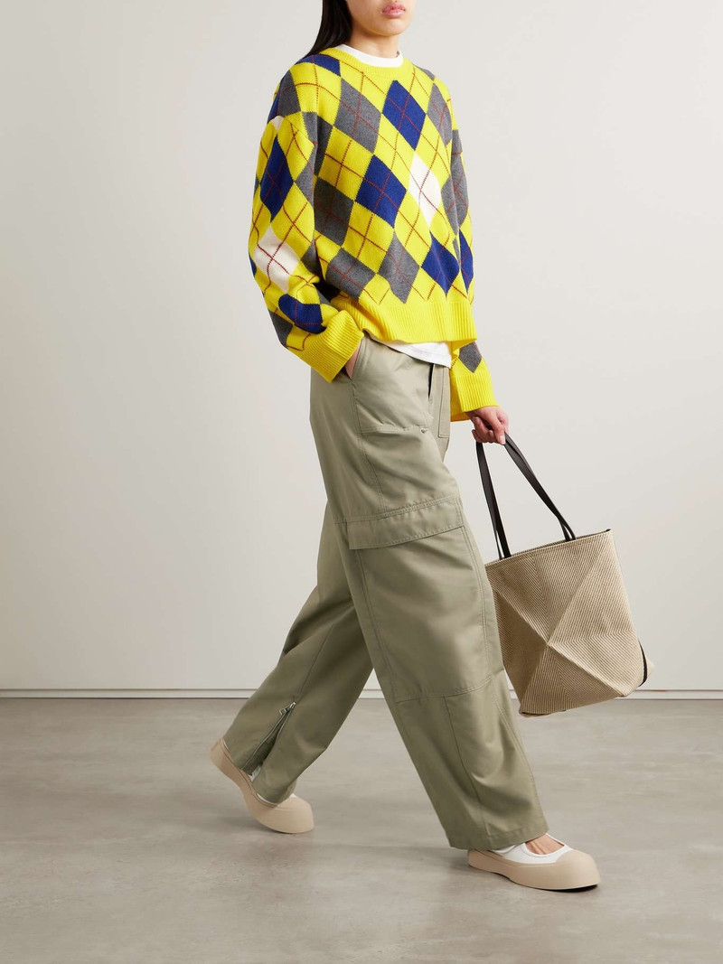 Loewe Cotton-blend twill cargo pants outlook