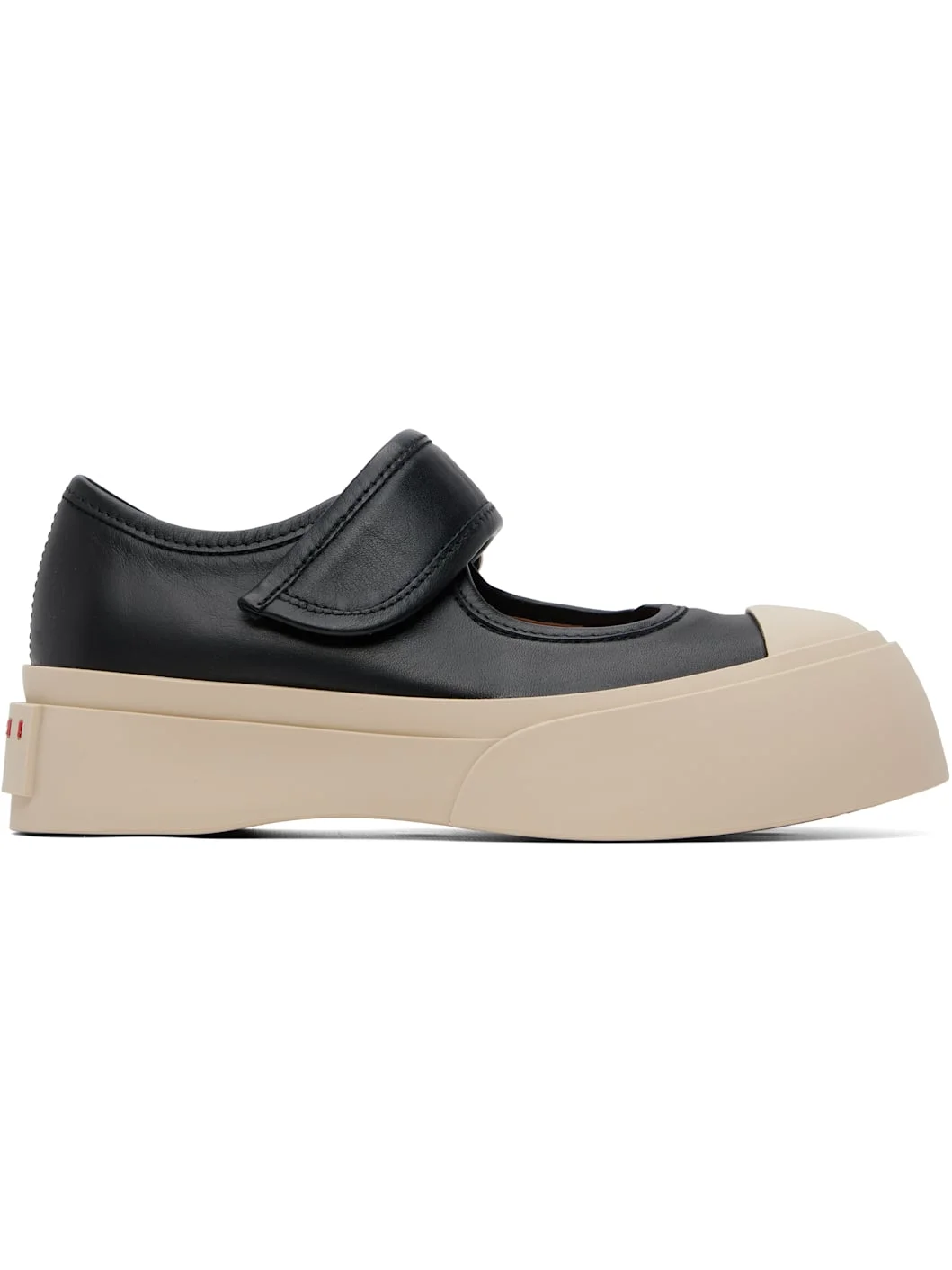 Black Pablo Mary Jane Loafers - 1