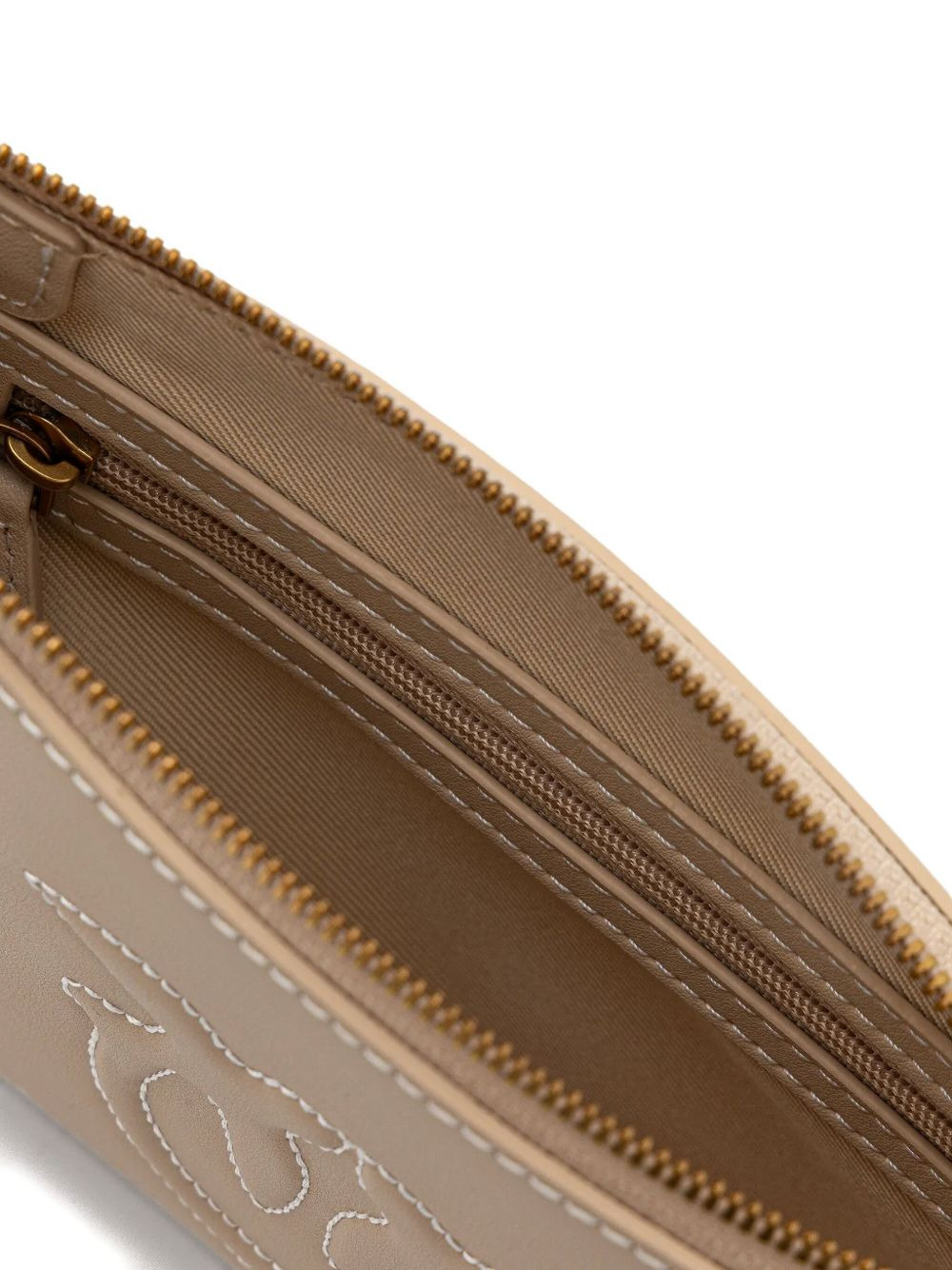 logo-detail zip-top cross body bag - 5