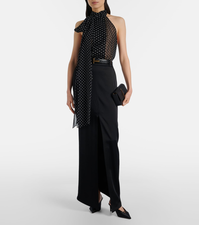 TOM FORD High-rise maxi skirt outlook