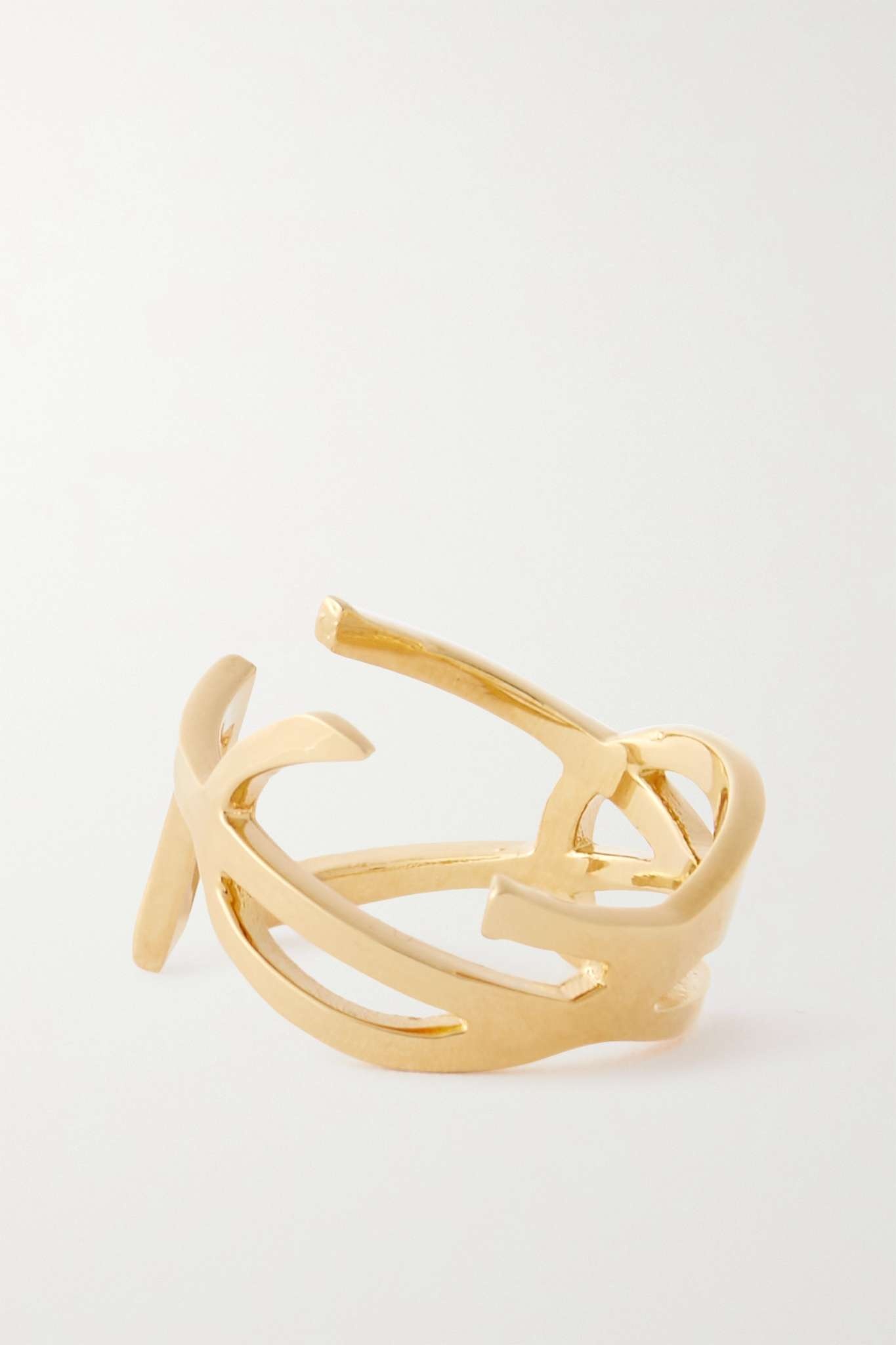 Gold-tone ring - 3