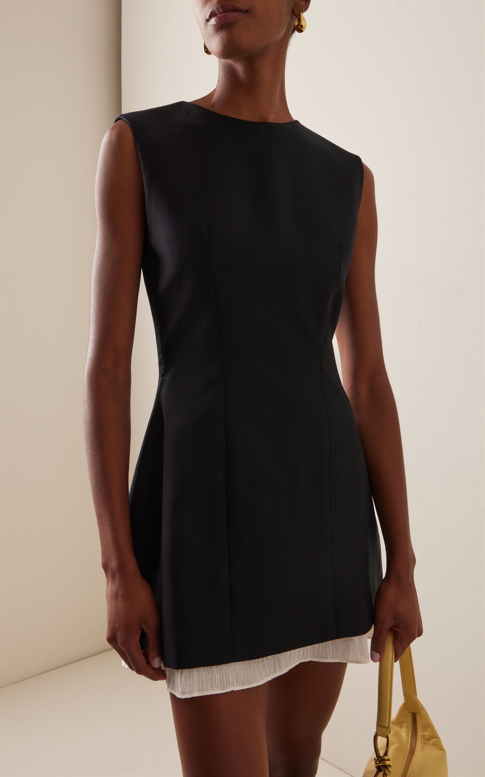 Mabel Stretch-Wool Mini Dress black - 2