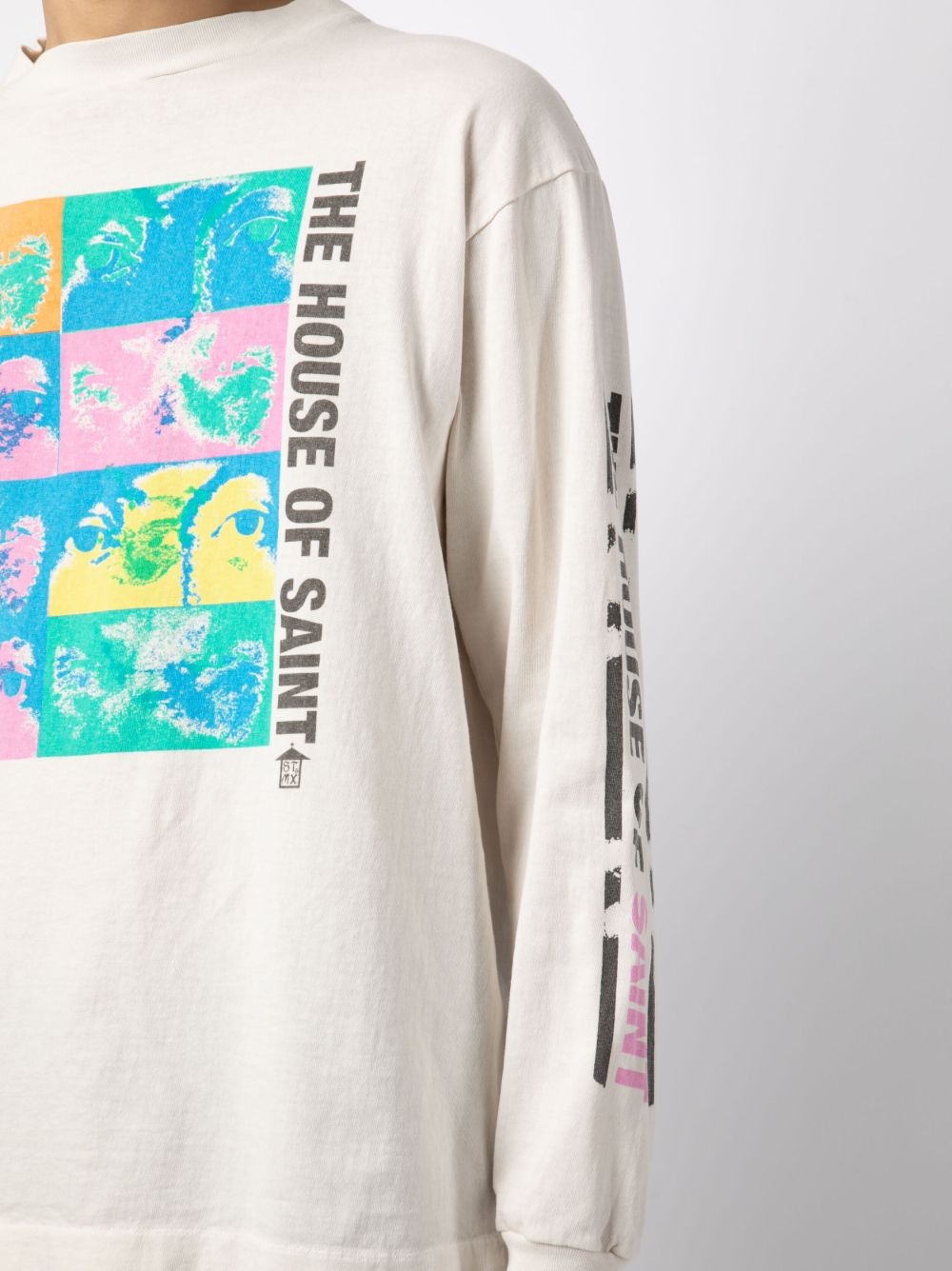 graphic-print long-sleeve T-shirt - 5