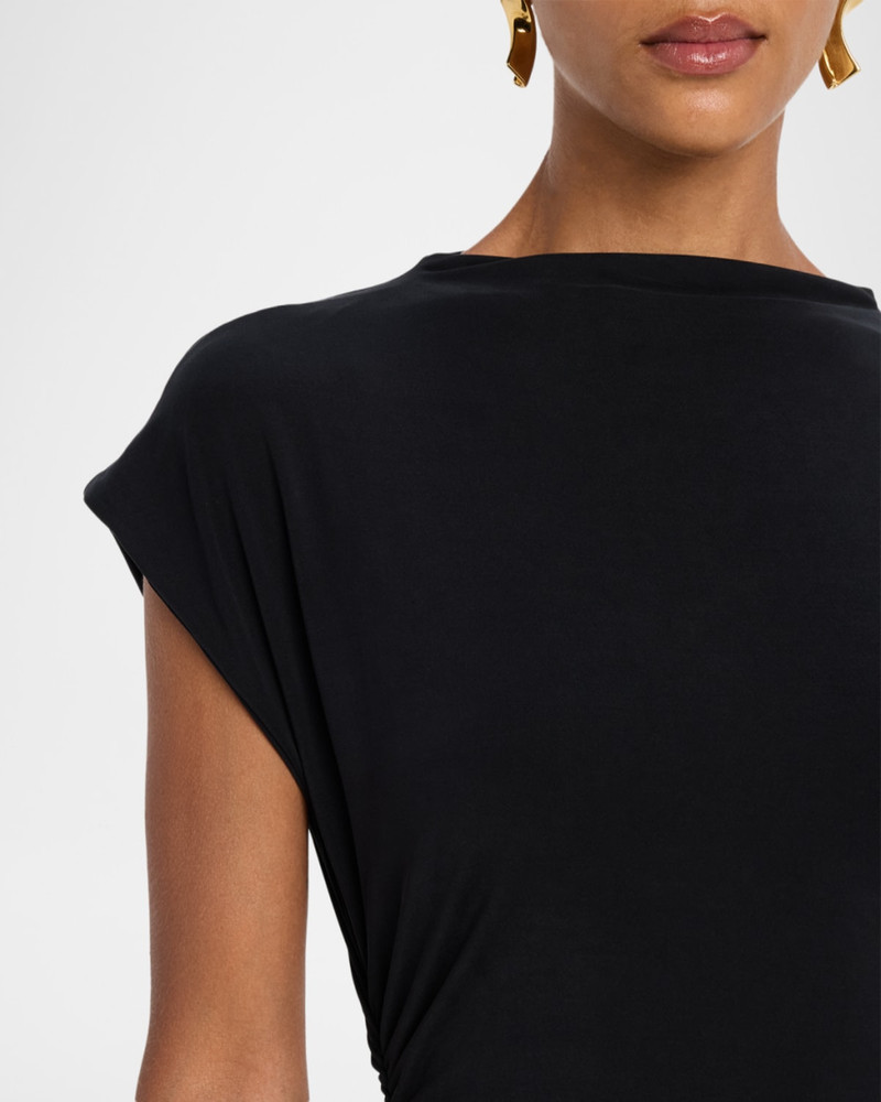 Mesa Slouchy Mock-Neck Midi Dress 5