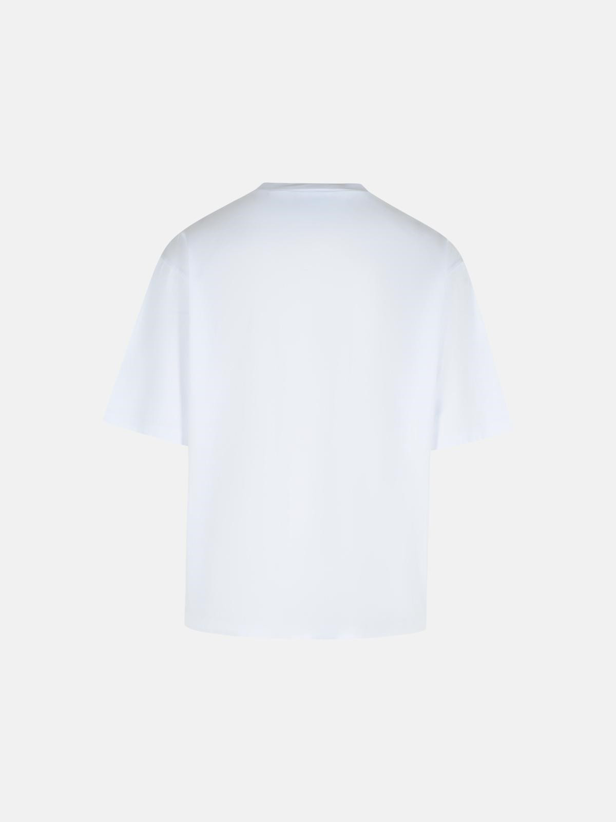 WHITE COTTON T-SHIRT - 3