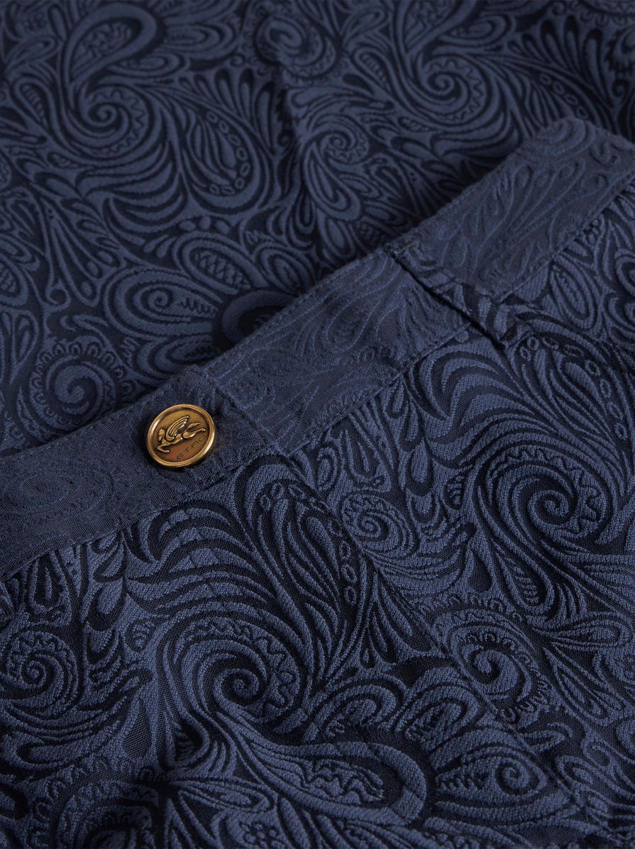 PAISLEY JACQUARD TROUSERS - 7