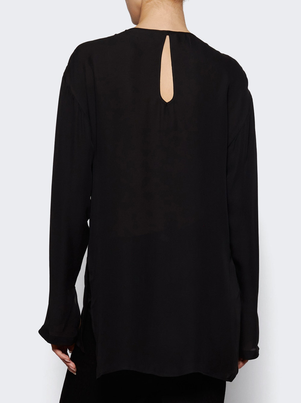 Sheer Blouse Black - 4