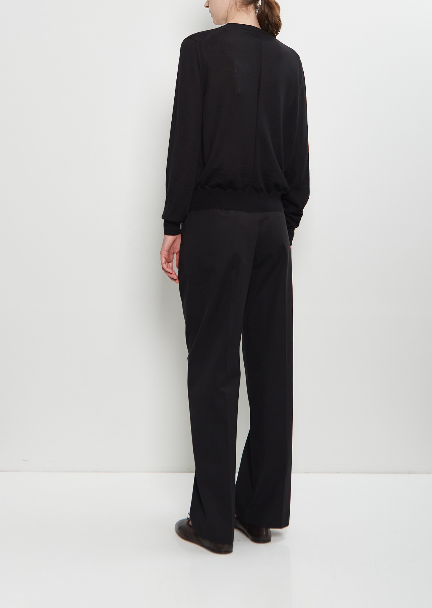 Battersea Cashmere Cardigan — Black - 3
