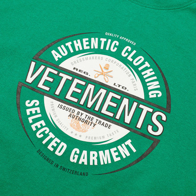 VETEMENTS VETEMENTS Beer Badge Tee outlook