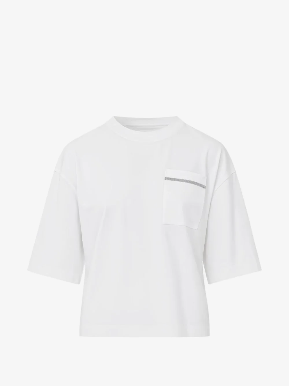 Monili-trim T-shirt - 1
