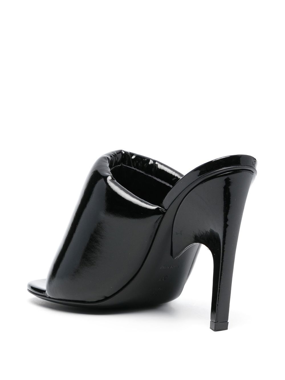 Rem 100mm patent leather mules - 3